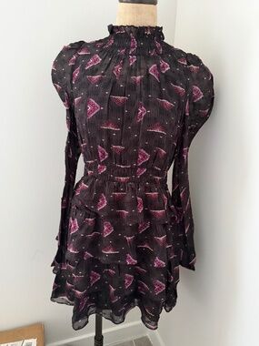 Ba&sh Catia Dress in Carbon Size 2